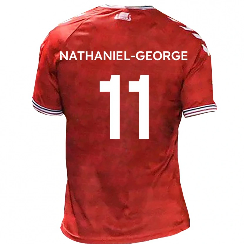 Danxen Kobiety Ashley Nathaniel-George #11 Czerwono-Biały Domowa Koszulka 2025/26 Koszulki Klubowe