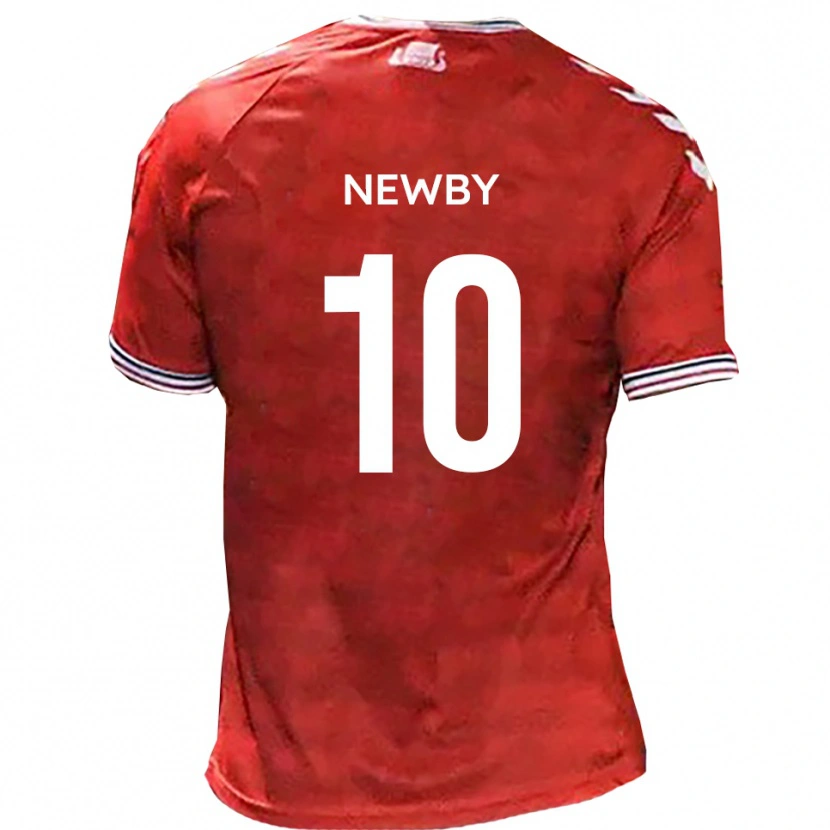 Danxen Kobiety Alex Newby #10 Czerwono-Biały Domowa Koszulka 2025/26 Koszulki Klubowe