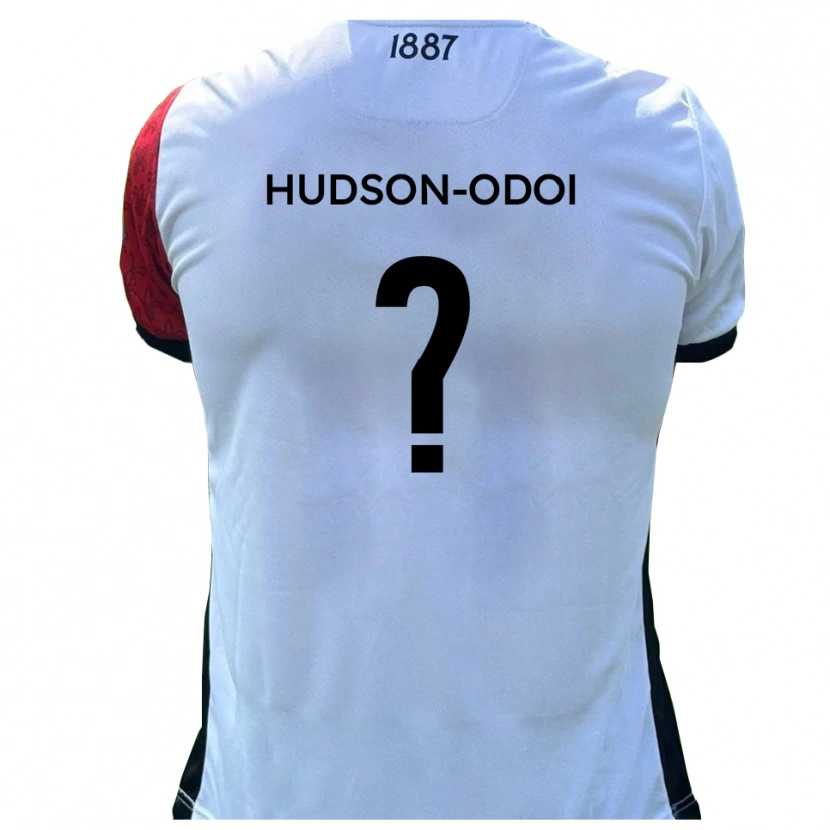 Danxen Kobiety Jayden Hudson-Odoi #0 Czerwono-Biały Domowa Koszulka 2025/26 Koszulki Klubowe