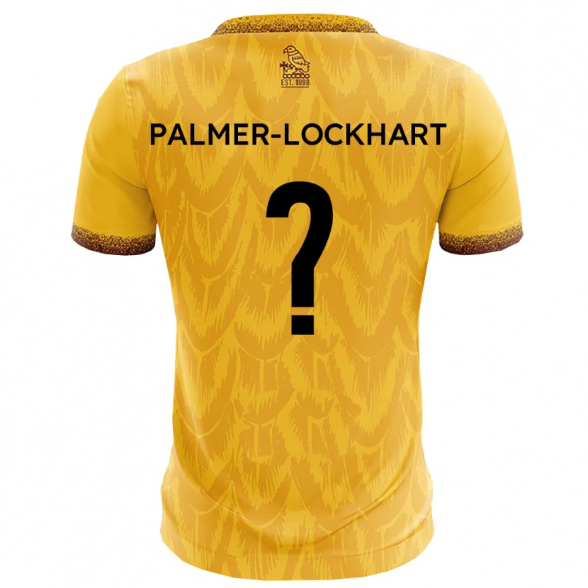 Danxen Kobiety Jayda Palmer-Lockhart #0 Żółto-Brązowy Domowa Koszulka 2025/26 Koszulki Klubowe