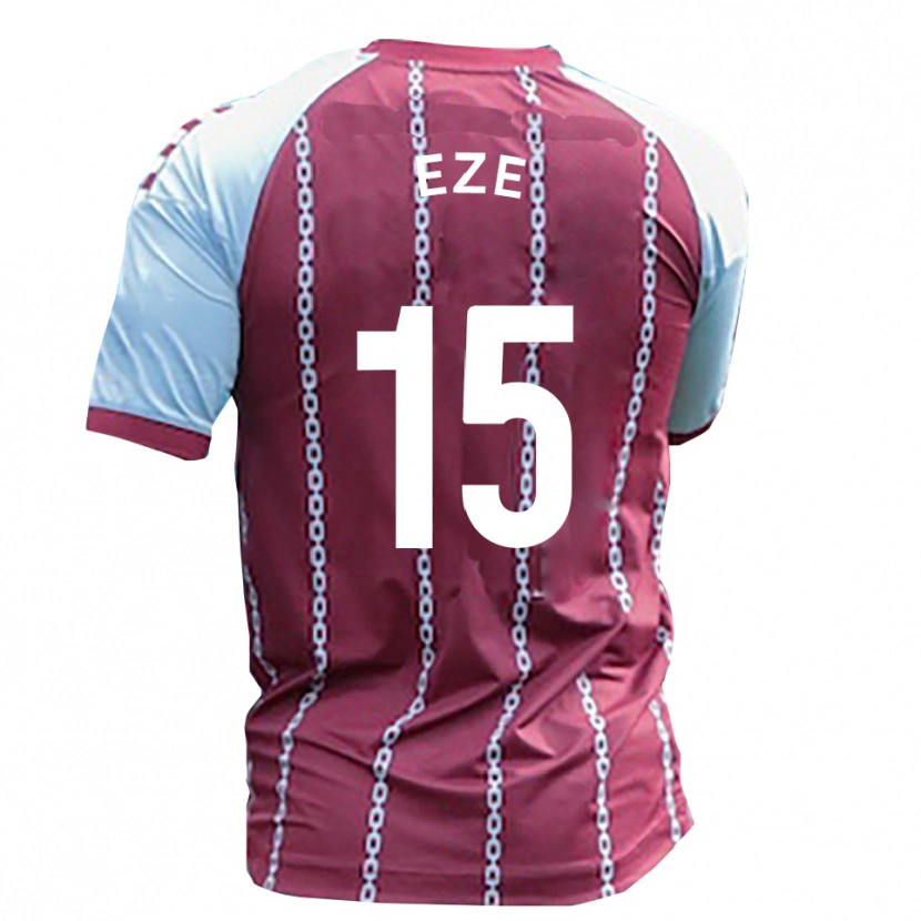 Danxen Kobiety Dubem Eze #15 Błękitny Rdzawy Czerwony Domowa Koszulka 2025/26 Koszulki Klubowe