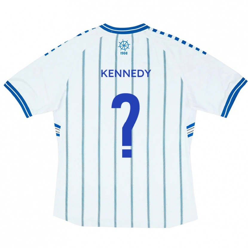 Danxen Kobiety Leo Kennedy #0 Biało-Niebieski Domowa Koszulka 2025/26 Koszulki Klubowe