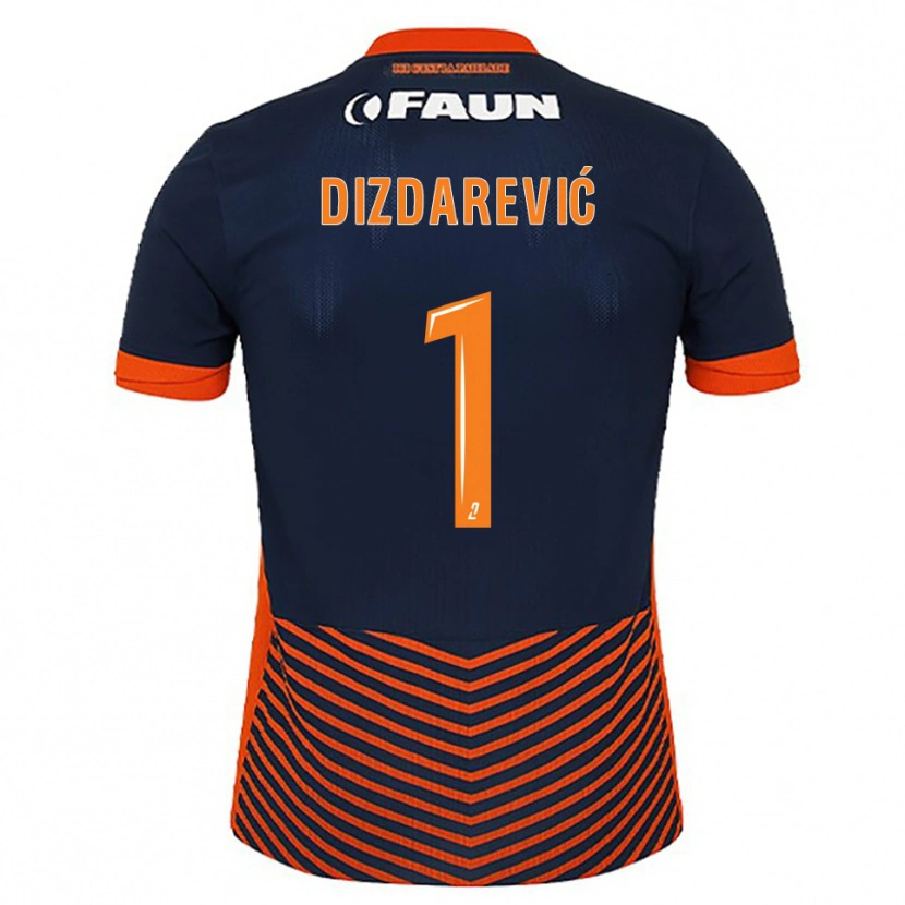 Danxen Kobiety Belmin Dizdarevic #1 Północny Niebieski Pomarańczowy Domowa Koszulka 2025/26 Koszulki Klubowe