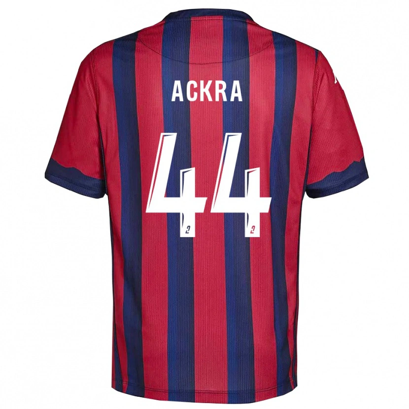 Danxen Kobiety Allan Ackra #44 Bordowo-Granatowy Domowa Koszulka 2025/26 Koszulki Klubowe