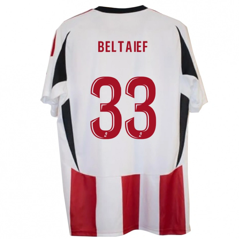 Danxen Kobiety Zyed Beltaief #33 Czerwono-Niebieski Domowa Koszulka 2025/26 Koszulki Klubowe