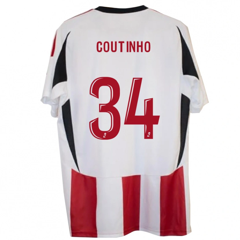 Danxen Kobiety Ricardo Coutinho #34 Czerwono-Niebieski Domowa Koszulka 2025/26 Koszulki Klubowe