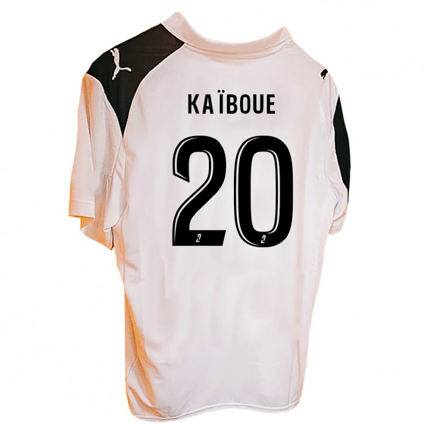 Danxen Kobiety Kylian Kaïboue #20 Czarno-Biały Domowa Koszulka 2025/26 Koszulki Klubowe