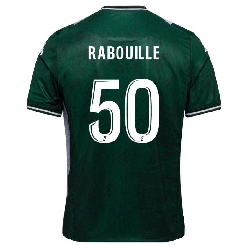 Danxen Kobiety Valentin Rabouille #50 Zielono-Biały Domowa Koszulka 2025/26 Koszulki Klubowe