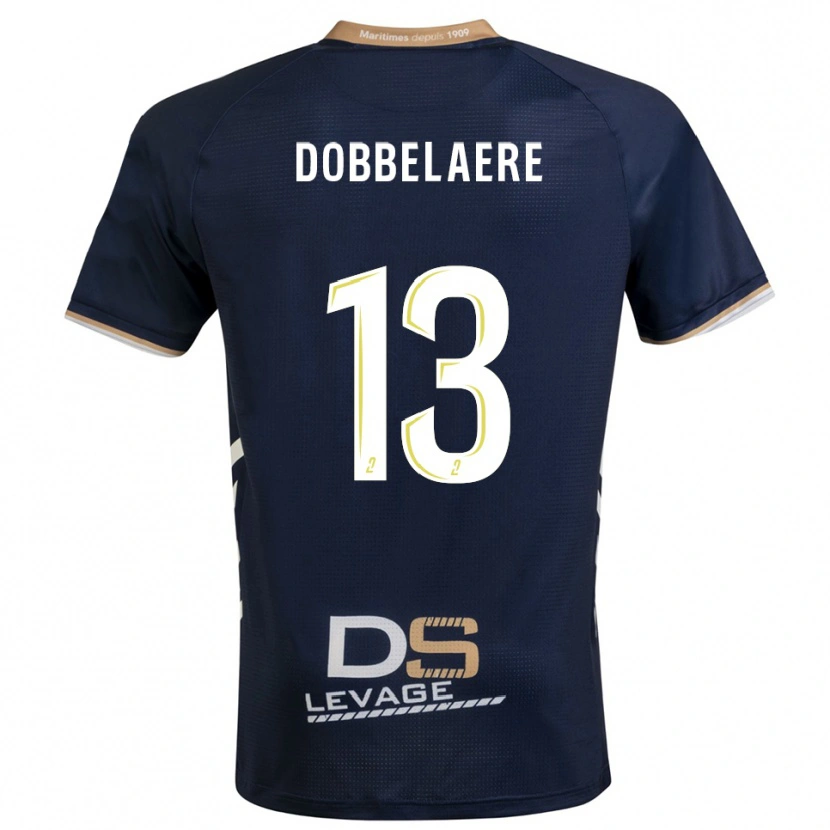 Danxen Kobiety Maxime Dobbelaere #13 Granatowo-Złoty Domowa Koszulka 2025/26 Koszulki Klubowe