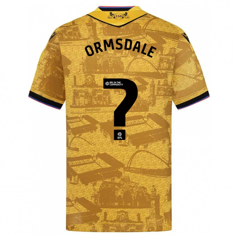 Danxen Kobiety Brandon Ormsdale #0 Złoto-Czarny Wyjazdowa Koszulka 2025/26 Koszulki Klubowe