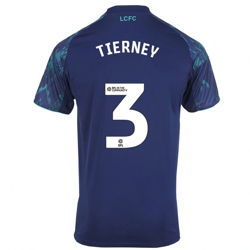 Danxen Kobiety Sam Tierney #3 Granatowo-Zielono-Biały Wyjazdowa Koszulka 2025/26 Koszulki Klubowe