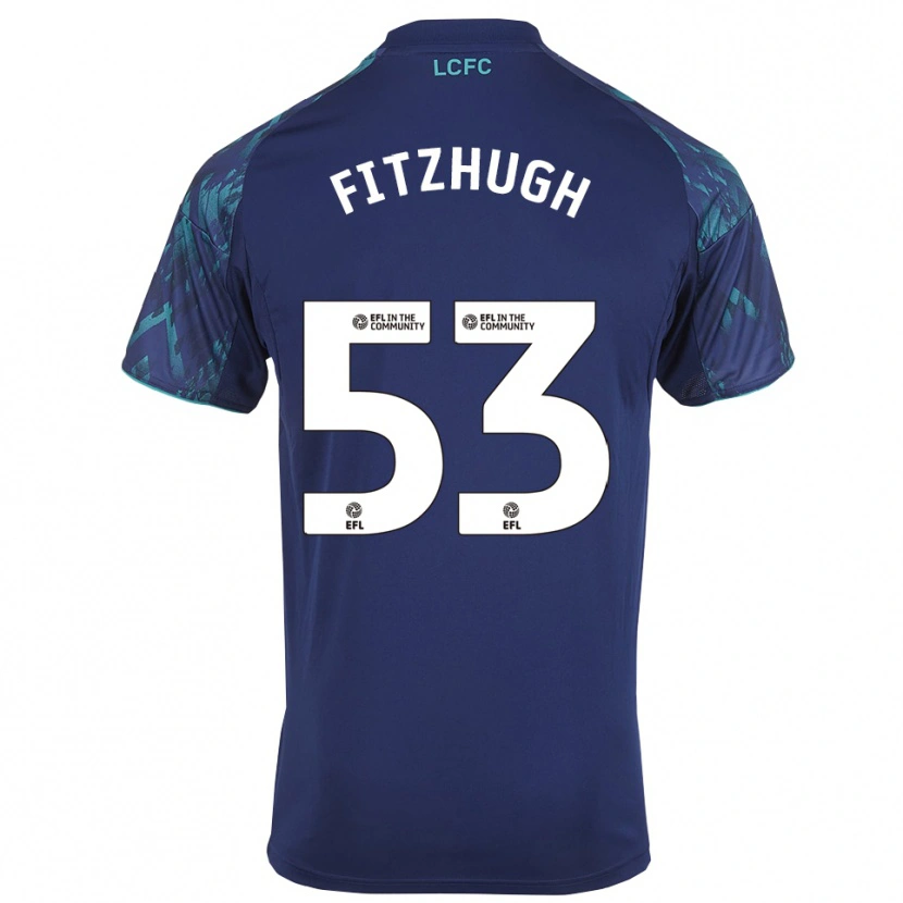 Danxen Kobiety Ethan Fitzhugh #53 Granatowo-Zielono-Biały Wyjazdowa Koszulka 2025/26 Koszulki Klubowe