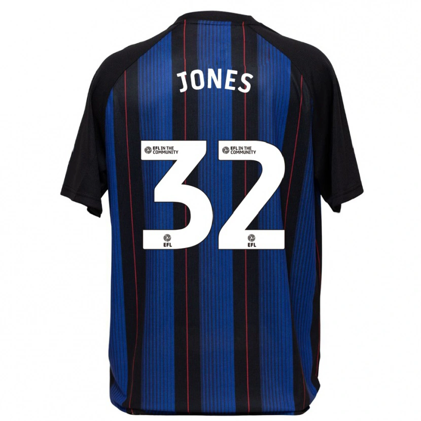 Danxen Kobiety Jamie Jones #32 Niebiesko-Czarny Wyjazdowa Koszulka 2025/26 Koszulki Klubowe