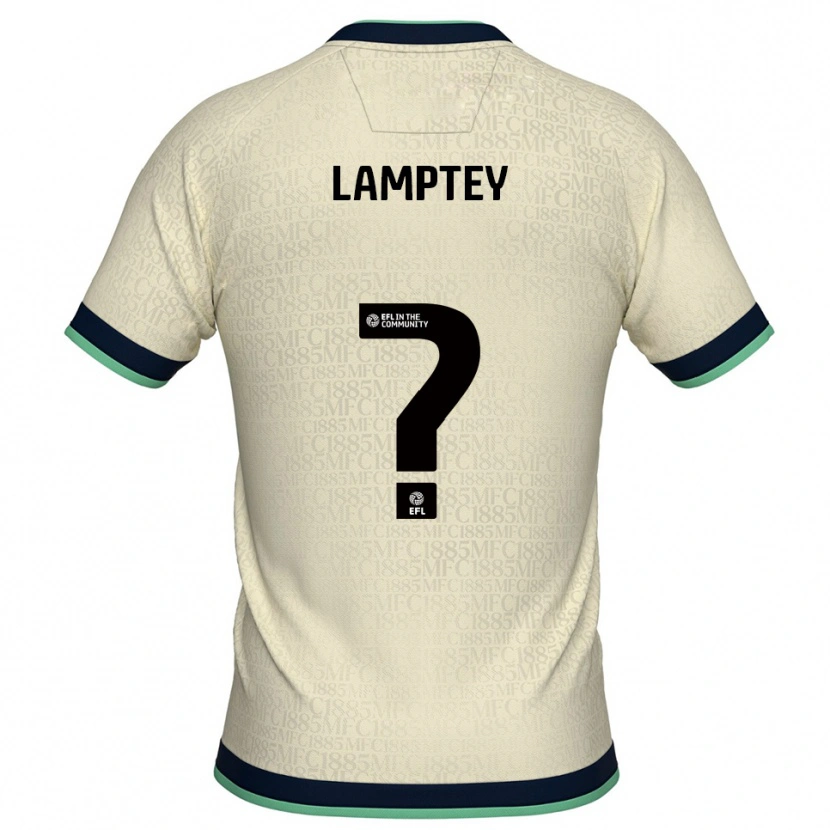 Danxen Kobiety Rafiq Lamptey #0 Szampańsko-Granatowy Wyjazdowa Koszulka 2025/26 Koszulki Klubowe
