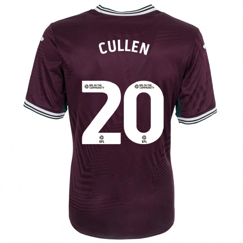 Danxen Kobiety Liam Cullen #20 Rdzawy Czerwono-Biały Wyjazdowa Koszulka 2025/26 Koszulki Klubowe
