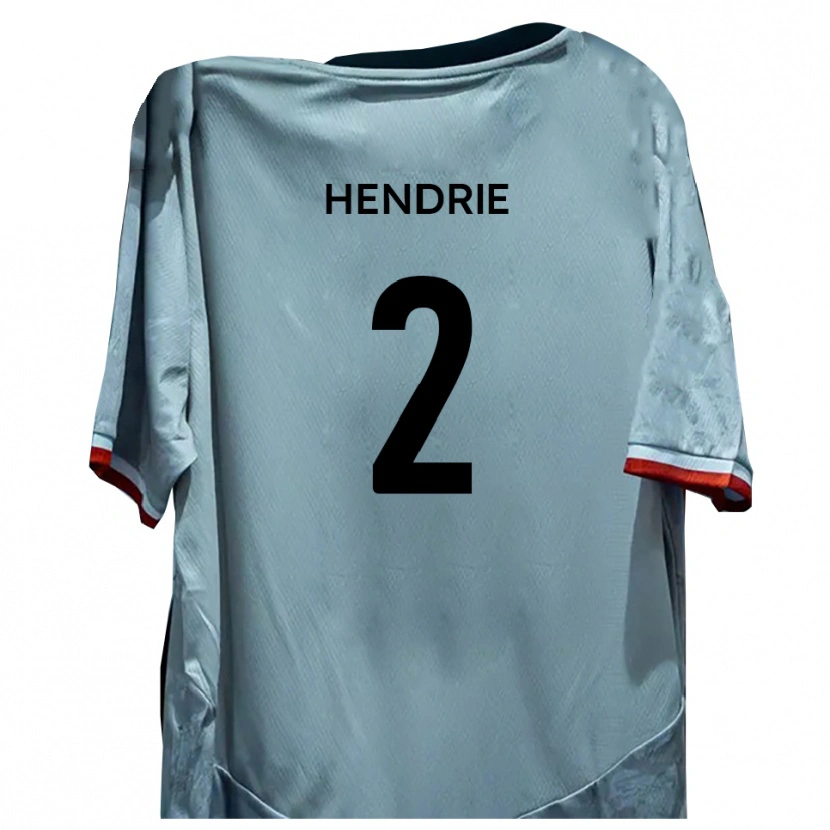 Danxen Kobiety Luke Hendrie #2 Biało-Czarny Wyjazdowa Koszulka 2025/26 Koszulki Klubowe