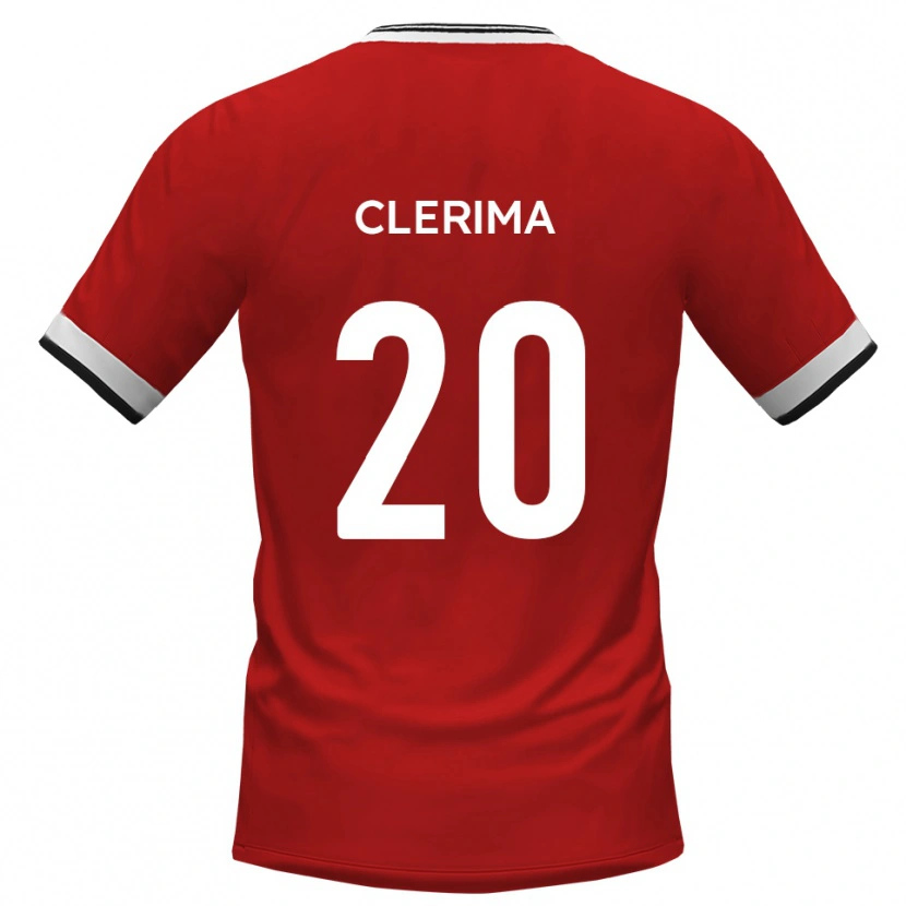 Danxen Kobiety Remy Clerima #20 Biało-Czarny Wyjazdowa Koszulka 2025/26 Koszulki Klubowe