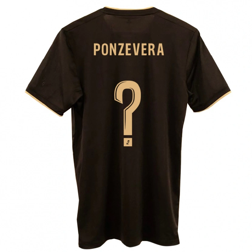 Danxen Kobiety Pierre-Pascal Ponzevera #0 Niebiesko-Czerwony Wyjazdowa Koszulka 2025/26 Koszulki Klubowe