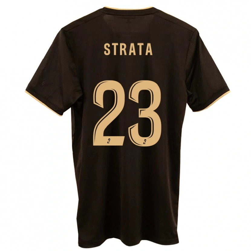 Danxen Kobiety Tony Strata #23 Niebiesko-Czerwony Wyjazdowa Koszulka 2025/26 Koszulki Klubowe