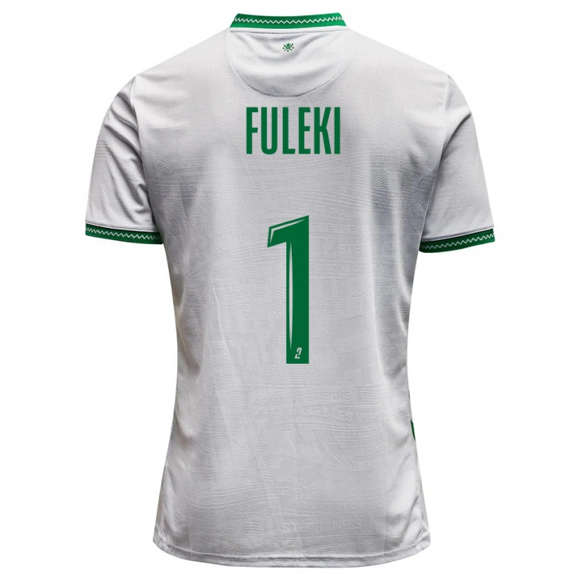 Danxen Kobiety Rafael Fuleki #1 Biało-Zielony Wyjazdowa Koszulka 2025/26 Koszulki Klubowe
