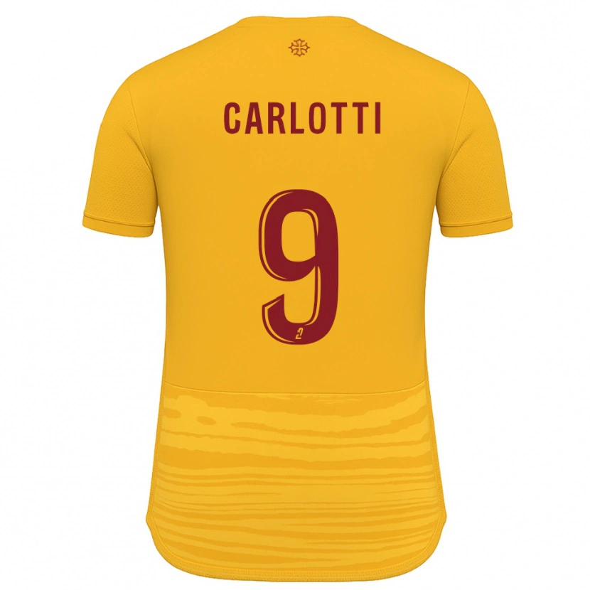 Danxen Kobiety Fabio Carlotti #9 Pomarańczowo-Bordowy Wyjazdowa Koszulka 2025/26 Koszulki Klubowe