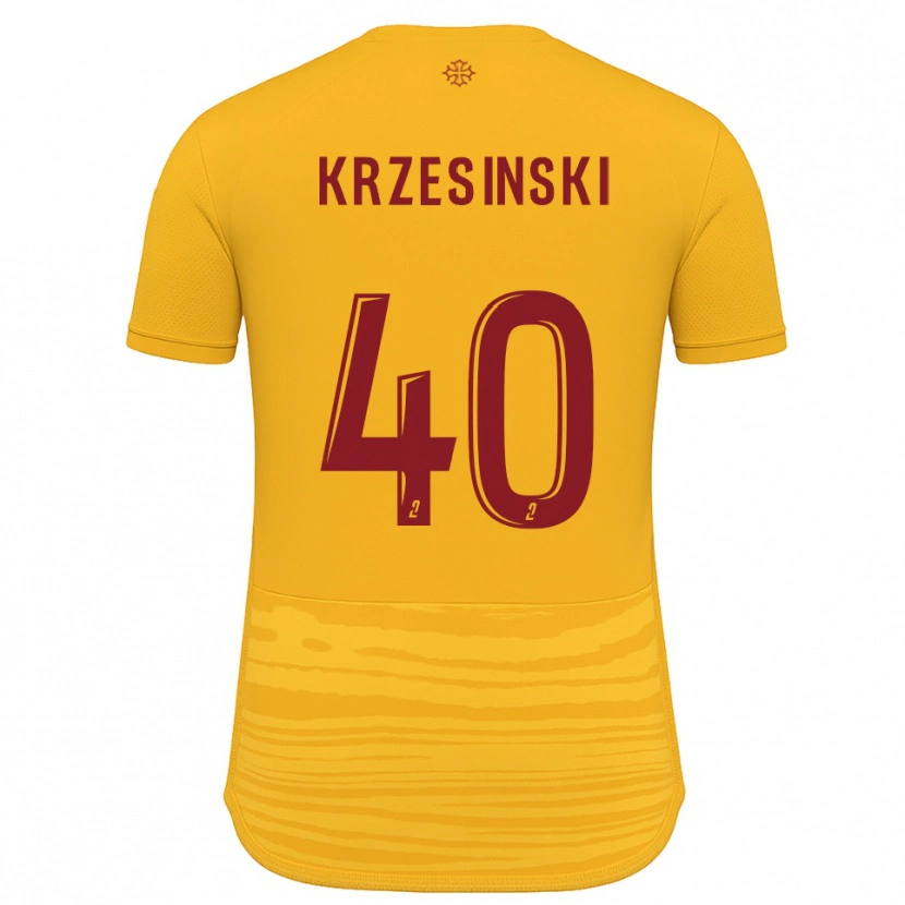 Danxen Kobiety Clément Krzesinski #40 Pomarańczowo-Bordowy Wyjazdowa Koszulka 2025/26 Koszulki Klubowe