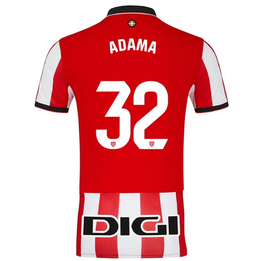 Danxen Dzieci Adama Boiro #32 Czerwono-Biały Domowa Koszulka 2025/26 Koszulki Klubowe