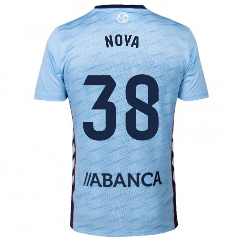 Danxen Dzieci Dani Noya #38 Błękitno-Czerwony Domowa Koszulka 2025/26 Koszulki Klubowe