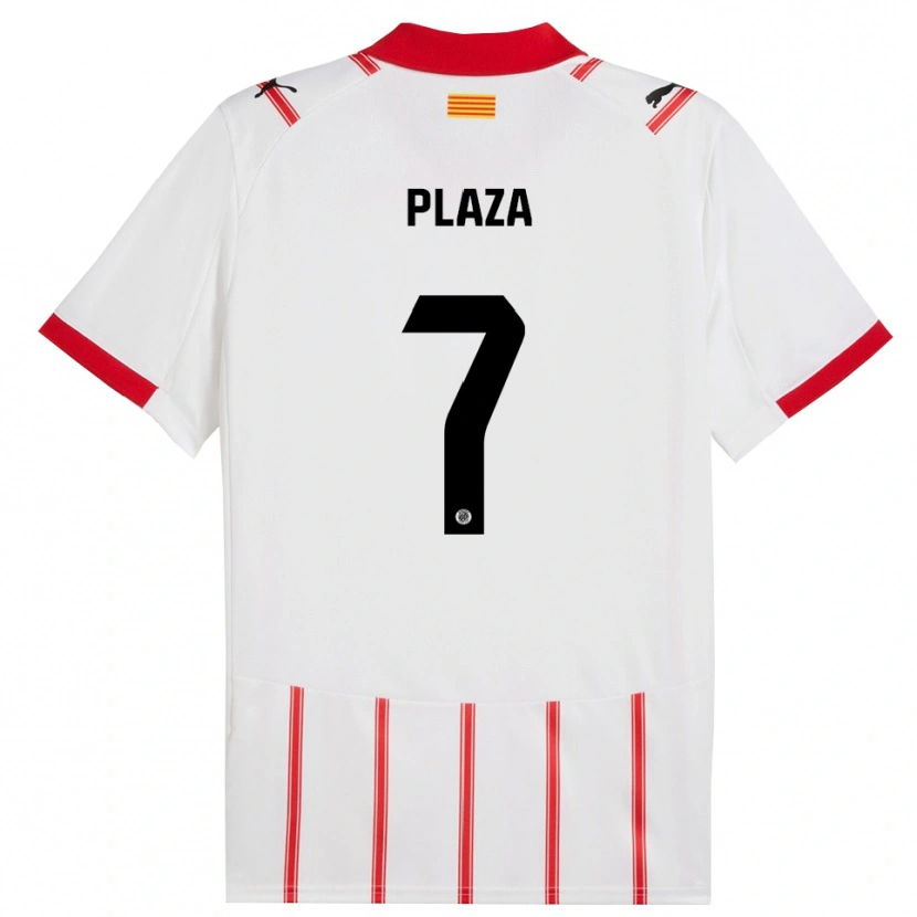 Danxen Dzieci Nacho Plaza #7 Biało-Czerwony Domowa Koszulka 2025/26 Koszulki Klubowe
