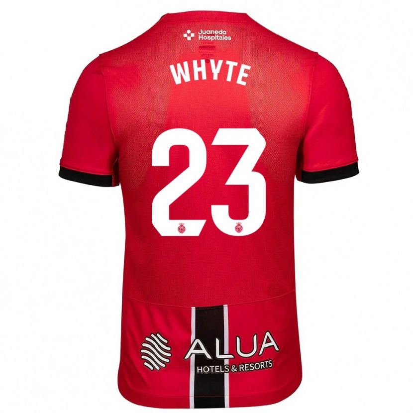 Danxen Dzieci Michael Whyte #23 Czerwono-Czarny Domowa Koszulka 2025/26 Koszulki Klubowe