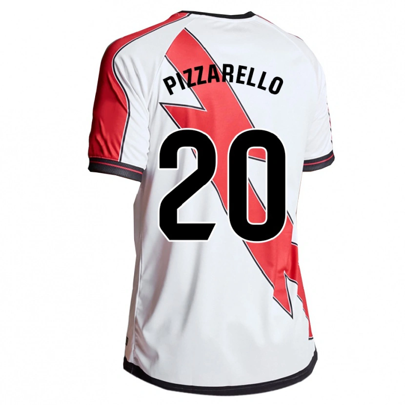 Danxen Dzieci Charlyann Pizzarello #20 Biało-Czerwony Domowa Koszulka 2025/26 Koszulki Klubowe