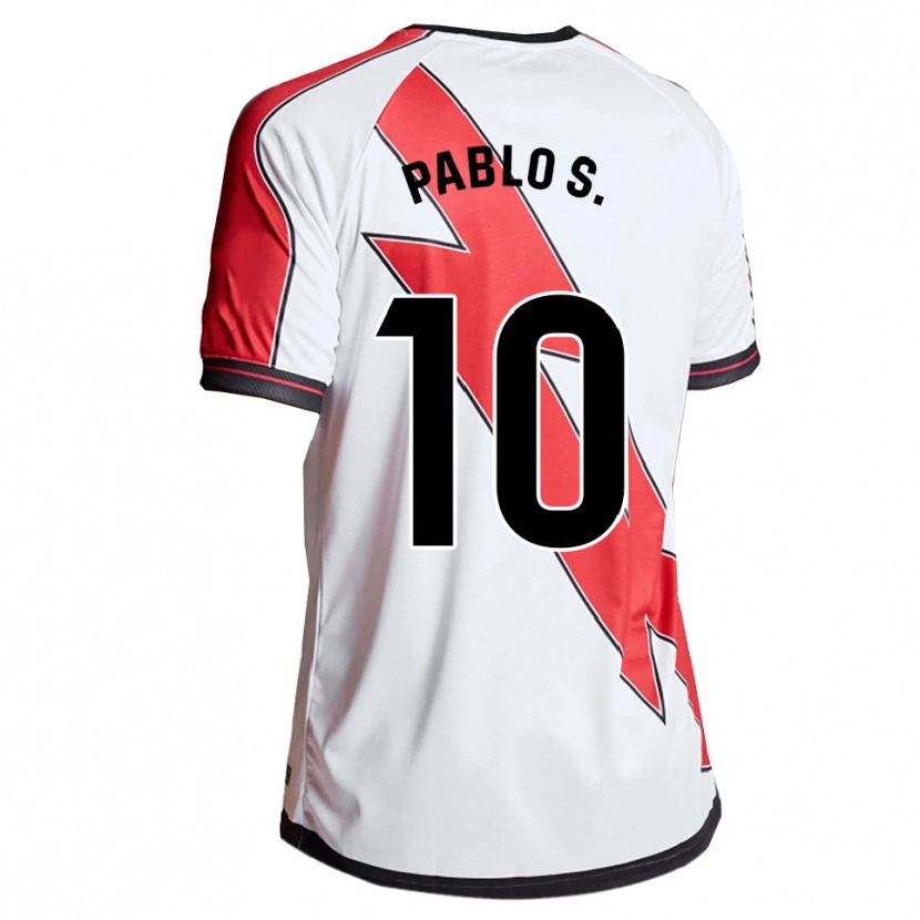 Danxen Dzieci Pablo Sánchez #10 Biało-Czerwony Domowa Koszulka 2025/26 Koszulki Klubowe