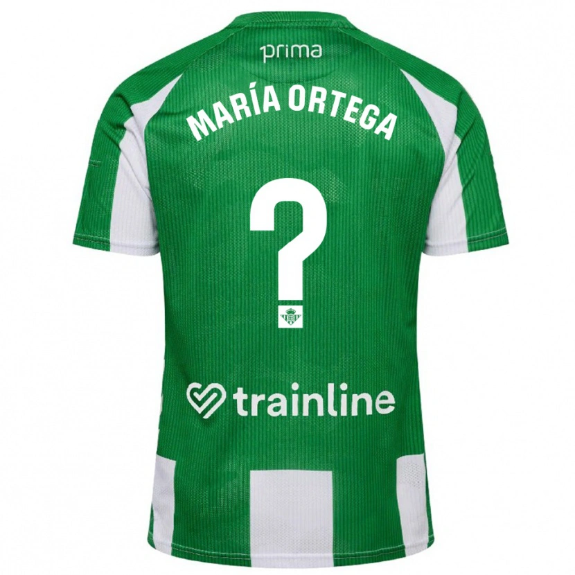 Danxen Dzieci José María Ortega #0 Zielono-Biały Domowa Koszulka 2025/26 Koszulki Klubowe
