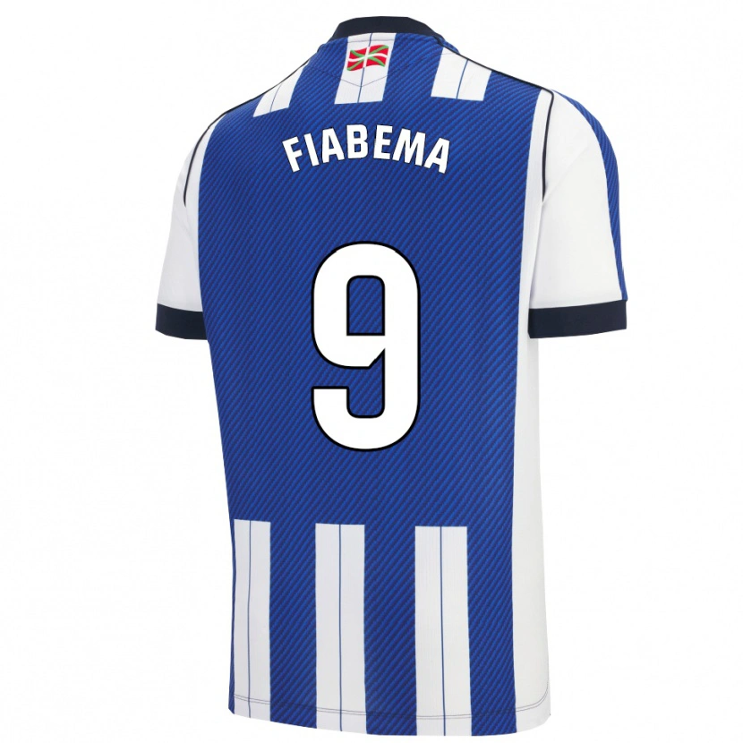 Danxen Dzieci Bryan Fiabema #9 Niebiesko-Biały Domowa Koszulka 2025/26 Koszulki Klubowe