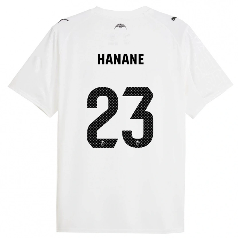 Danxen Dzieci Hanane Ait El Haj #23 Biało-Czarny Domowa Koszulka 2025/26 Koszulki Klubowe