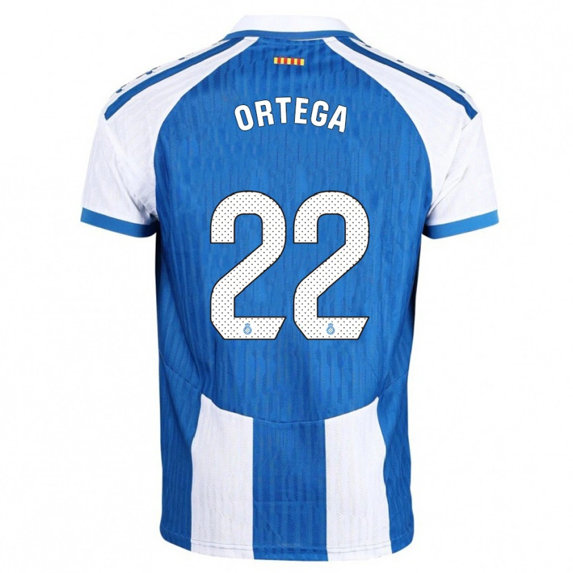 Danxen Dzieci Ricard Ortega #22 Niebiesko-Biały Domowa Koszulka 2025/26 Koszulki Klubowe