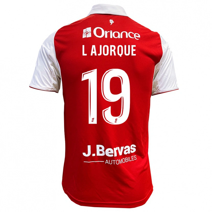 Danxen Dzieci Ludovic Ajorque #19 Czerwono-Biały Domowa Koszulka 2025/26 Koszulki Klubowe