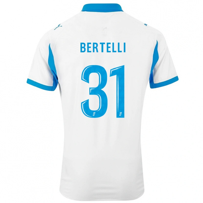 Danxen Dzieci Ugo Bertelli #31 Biało-Błękitny Domowa Koszulka 2025/26 Koszulki Klubowe