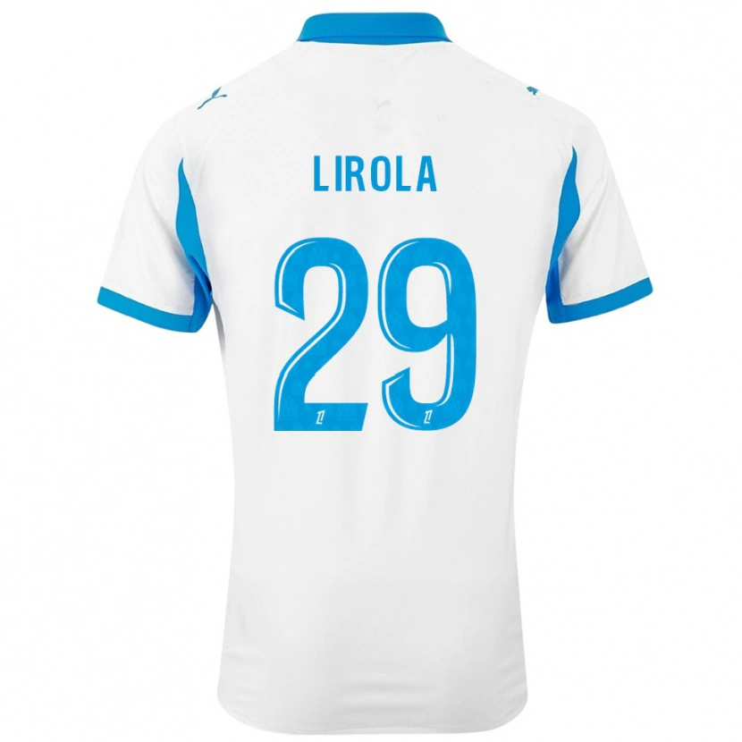 Danxen Dzieci Pol Lirola #29 Biało-Błękitny Domowa Koszulka 2025/26 Koszulki Klubowe
