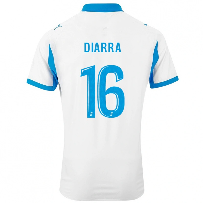 Danxen Dzieci Cheick Diarra #16 Biało-Błękitny Domowa Koszulka 2025/26 Koszulki Klubowe