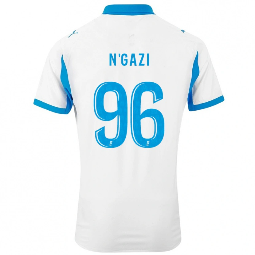 Danxen Dzieci Chloé N'gazi #96 Biało-Błękitny Domowa Koszulka 2025/26 Koszulki Klubowe