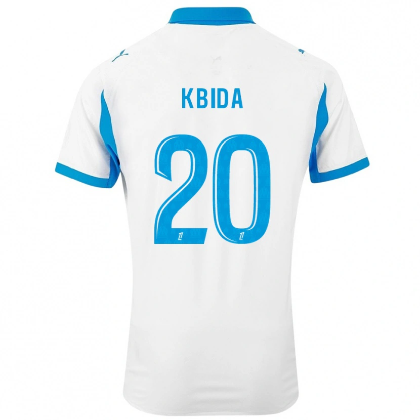 Danxen Dzieci Ines Kbida #20 Biało-Błękitny Domowa Koszulka 2025/26 Koszulki Klubowe