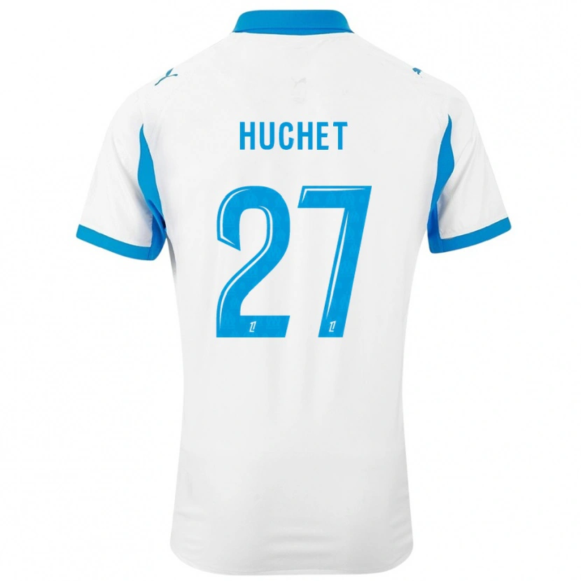 Danxen Dzieci Sarah Huchet #27 Biało-Błękitny Domowa Koszulka 2025/26 Koszulki Klubowe