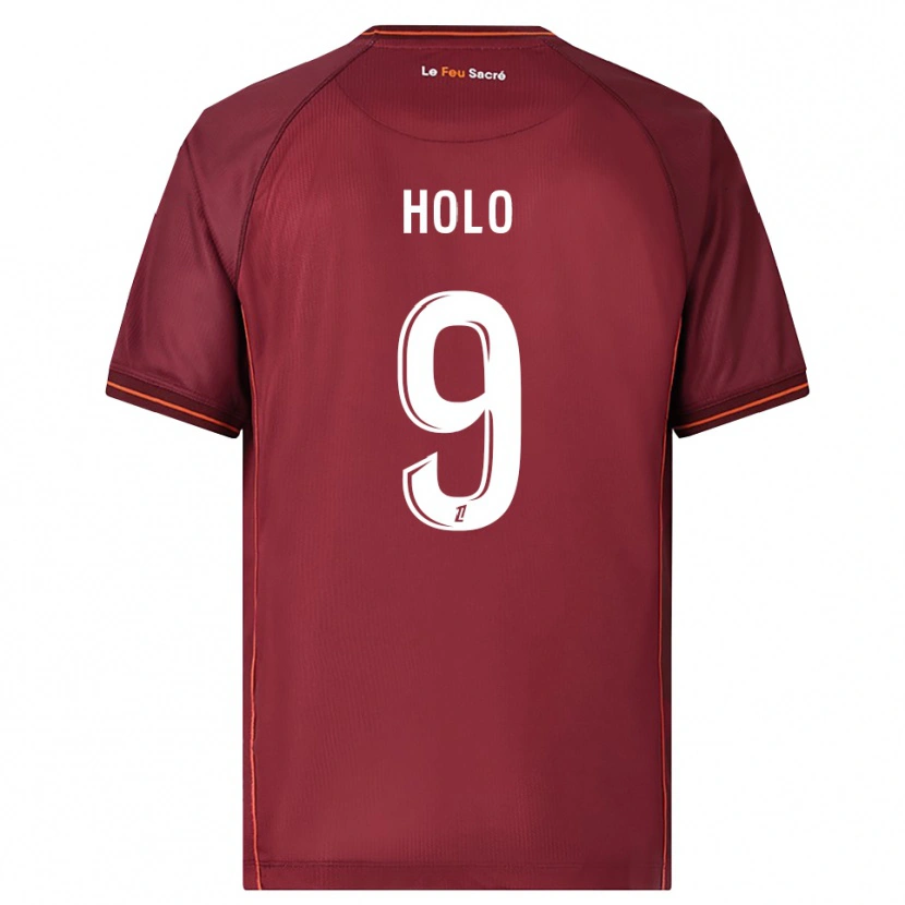 Danxen Dzieci Mathis Holo #9 Bordowo-Biały Domowa Koszulka 2025/26 Koszulki Klubowe