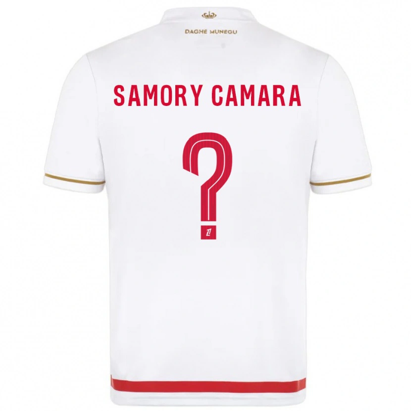 Danxen Dzieci Verges Samory Camara #0 Czerwono-Biały Domowa Koszulka 2025/26 Koszulki Klubowe