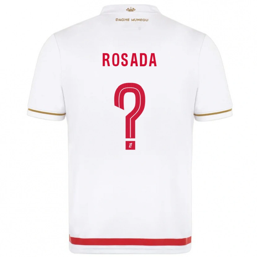 Danxen Dzieci Riley Rosada #0 Czerwono-Biały Domowa Koszulka 2025/26 Koszulki Klubowe
