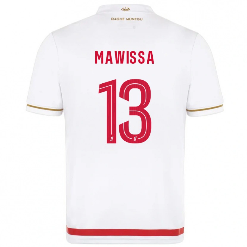 Danxen Dzieci Christian Mawissa #13 Czerwono-Biały Domowa Koszulka 2025/26 Koszulki Klubowe