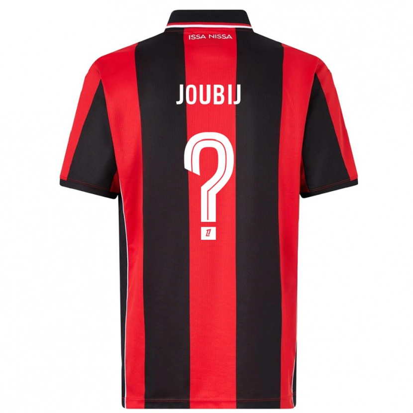 Danxen Dzieci Neil Joubij #0 Czerwono-Czarny Domowa Koszulka 2025/26 Koszulki Klubowe