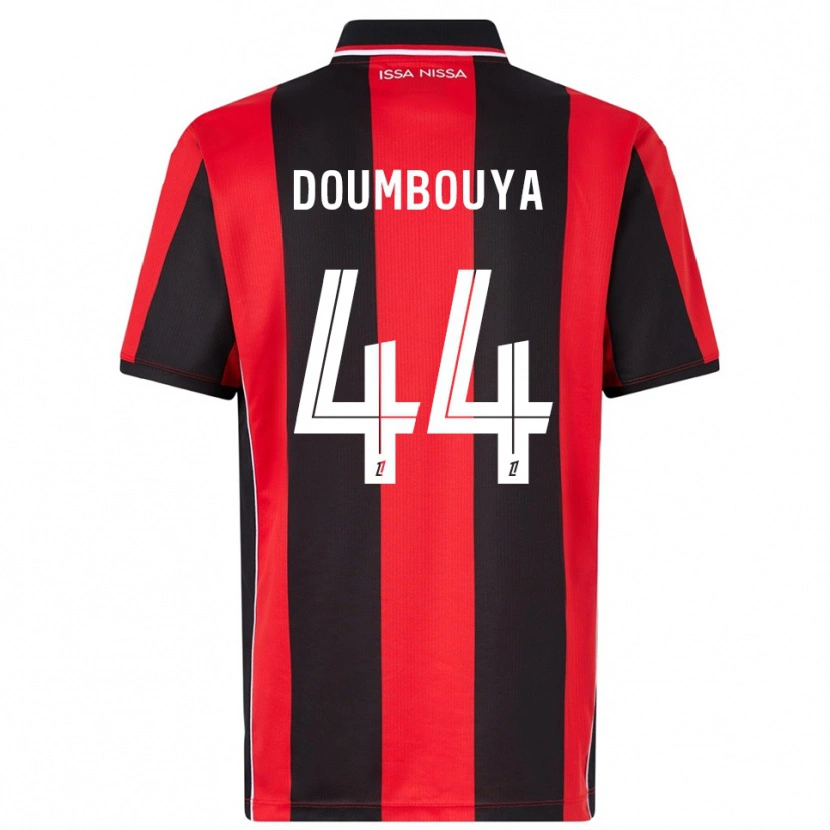 Danxen Dzieci Amidou Doumbouya #44 Czerwono-Czarny Domowa Koszulka 2025/26 Koszulki Klubowe