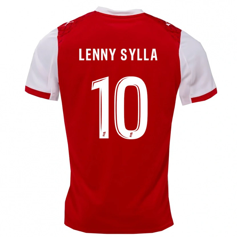 Danxen Dzieci Lenny Sylla #10 Czerwono-Biały Domowa Koszulka 2025/26 Koszulki Klubowe